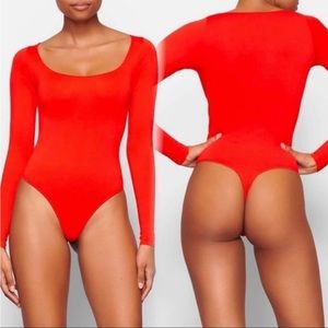 Red Skims Body Suit